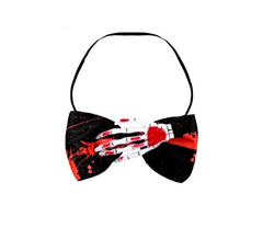 Skeleton Hand Bow Tie