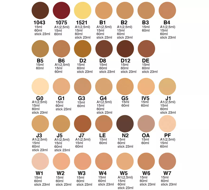 Translation missing: en.Paleta de Crema Color B12