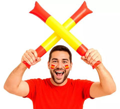 Inflatable Applauding Sticks with the Flag of Spain