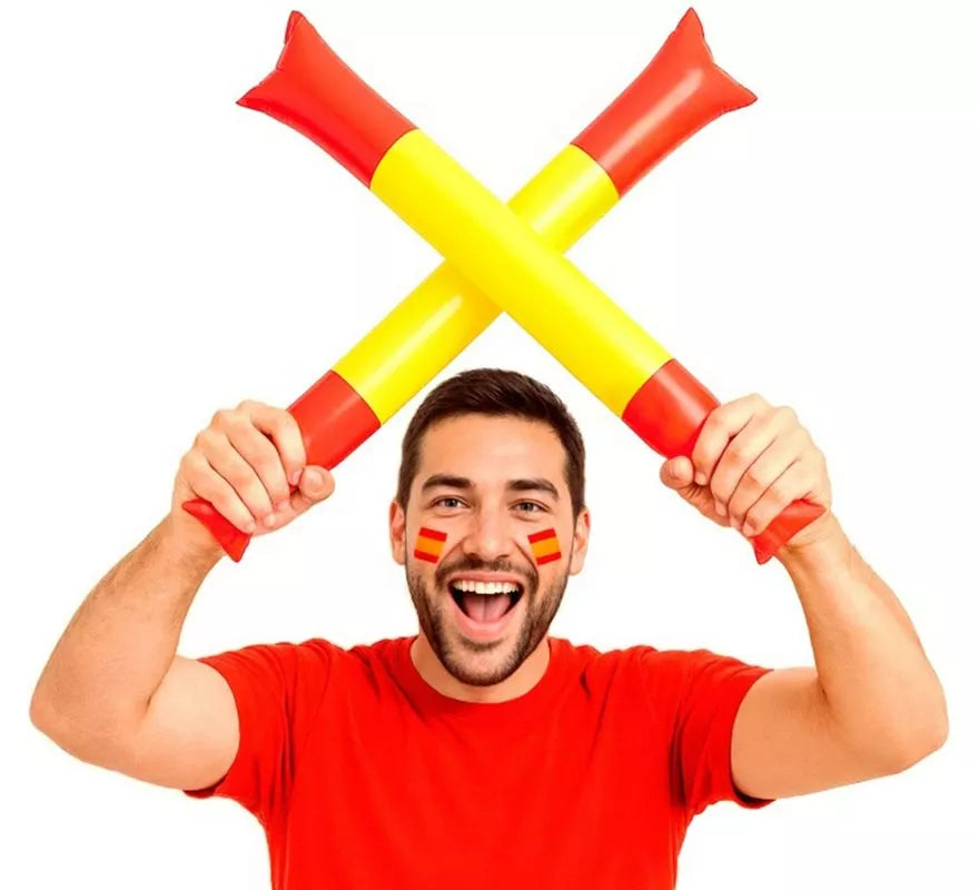 Translation missing: en.Palos Aplaudidores Hinchable de Bandera de España
