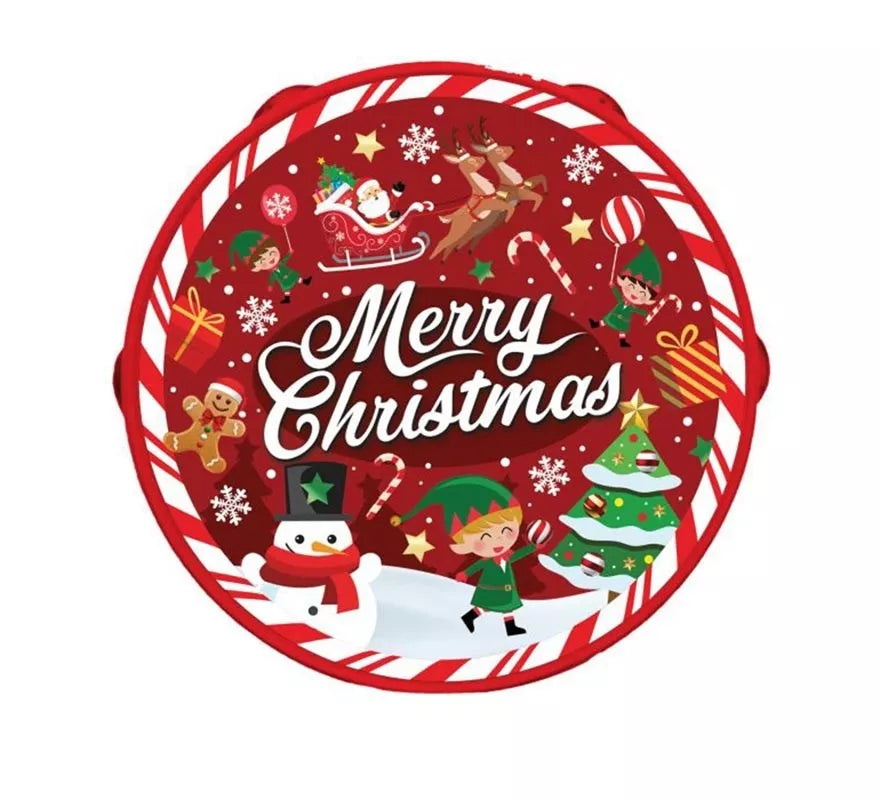 Pandereta Merry Christmas de pvc de 13 cm