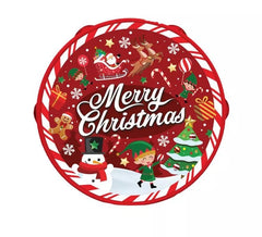 13 cm pvc Merry Christmas tambourine