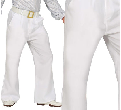 Pantalón Blanco de Disco para Hombre