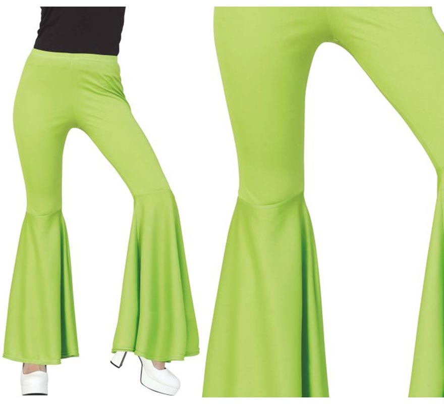 Pantalón Campana Elástico Talla M (Medium) en varios colores para mujer