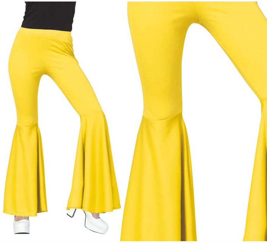 Translation missing: en.Pantalón Campana Elástico Talla M (Medium) en varios colores para mujer