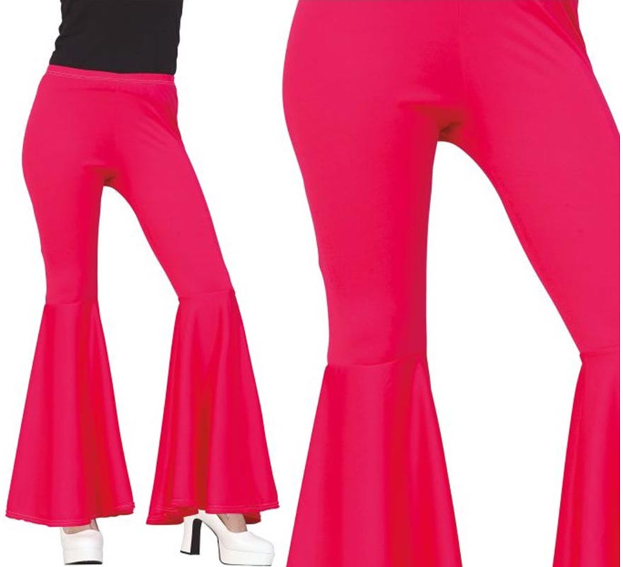 Pantalón Campana Elástico Talla M (Medium) en varios colores para mujer
