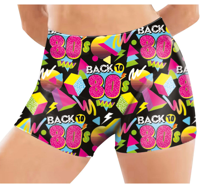 Pantalón Corto Elástico Back to 80s para mujer