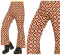 Pantalón Estampado rombos de los años 70 adulto