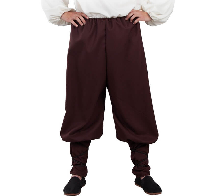 Translation missing: en.Pantalón Medieval Marrón para adultos