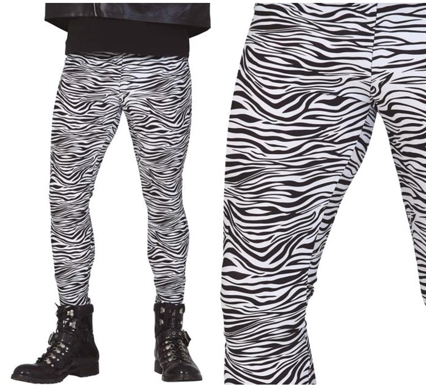 Pantalón Rock Estampado Cebra adulto