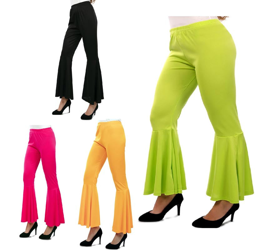 Translation missing: en.Pantalones Campana neón talla ML en varios colores para mujer