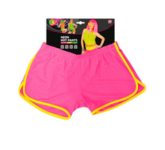 Neon shorts in various colors for women