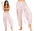 Pantalones Danza del Vientre blanco para mujer