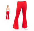Pantalones de Campana de Punto color Rojo para niños