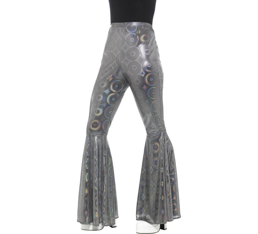 Translation missing: en.Pantalones de Campana Plateados para mujer