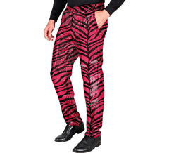 Fiesta animal print fuchsia pants for men