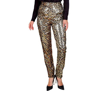Pantalones Moda Fiesta Animal Print Leopardo para mujer
