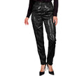 Pantalones Party Fashion lentejuelas negro para mujer
