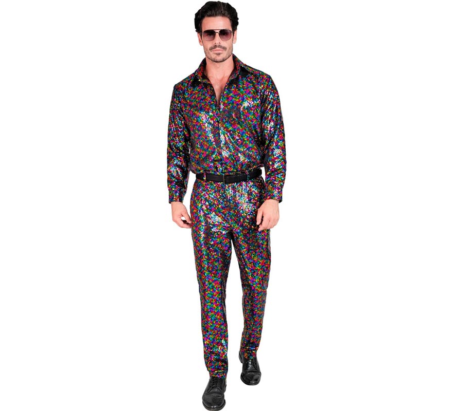 Pantalones puntos multicolor para hombre