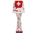 Pantys blanca con sangre infantil
