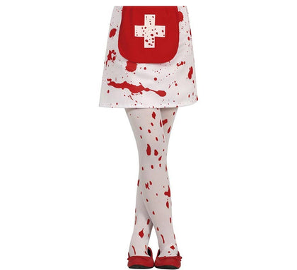Pantys blanca con sangre infantil