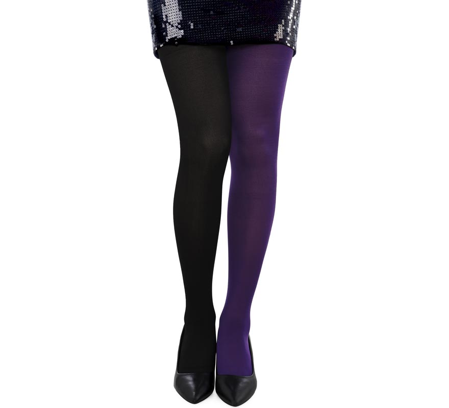 Translation missing: en.Pantys de Bicolor negro y morado