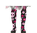 Pantys de Catrina Calaveras y Flores rosa infantil