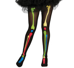 Multicolored Skeleton Pantyhose