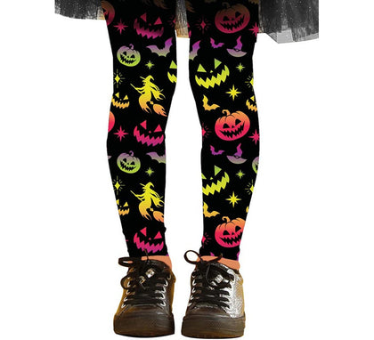 Pantys de Halloween multicolor Infantiles