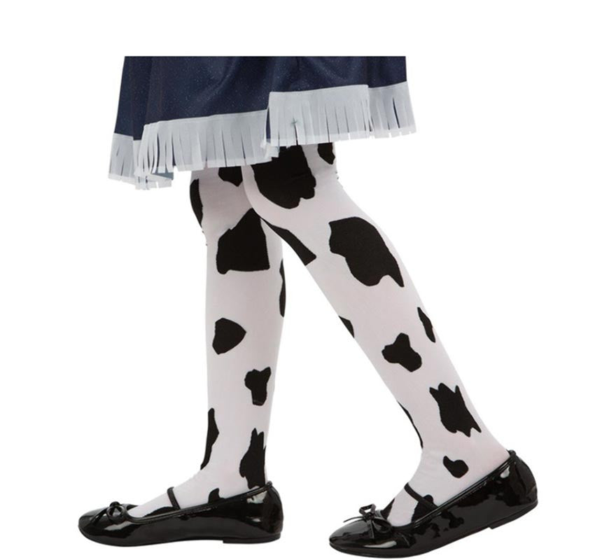 Translation missing: en.Pantys de Vaquera estampado de vaca infantil