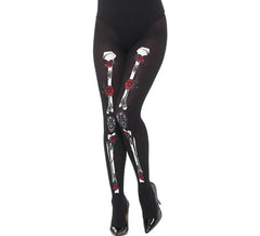 Black Day of the Dead Pantyhose