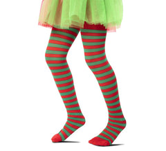 Children's Elf Striped Tights
