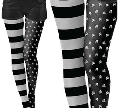 Black Gothic tights for women