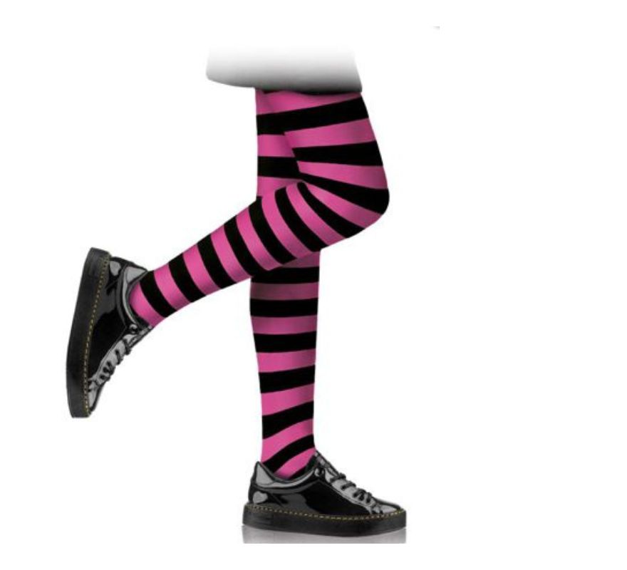 Pantys Infantiles Rayas Negras en varios colores