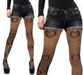 Pantys negros con Corazones