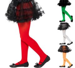 Opaque tights in various children's colors