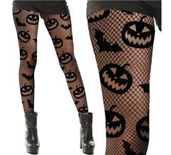 Women's Pumpkin Fishnet Tights