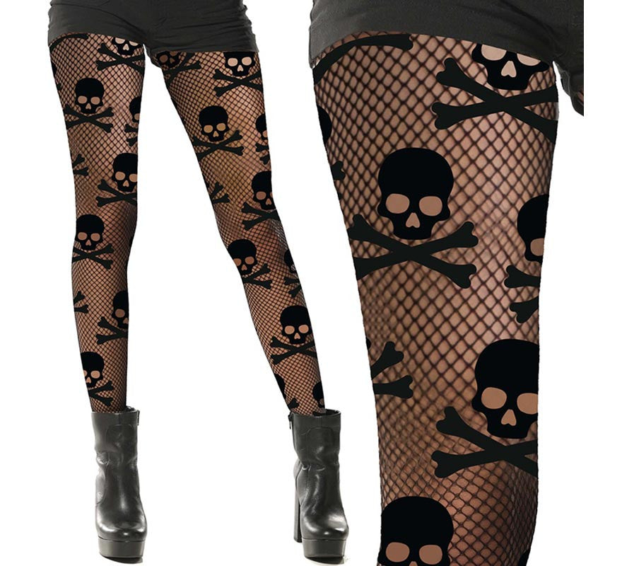 Translation missing: en.Pantys Rejilla de Calavera para mujer
