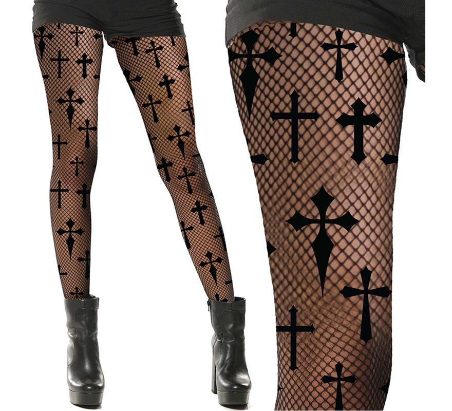 Translation missing: en.Pantys Rejilla de Cruces para mujer