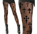 Pantys Rejilla de Cruces para mujer