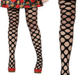 Pantys rejilla malla grande negras adulta
