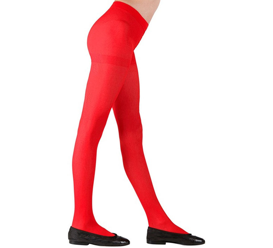 Translation missing: en.Pantys rojos de 40 DEN para niña