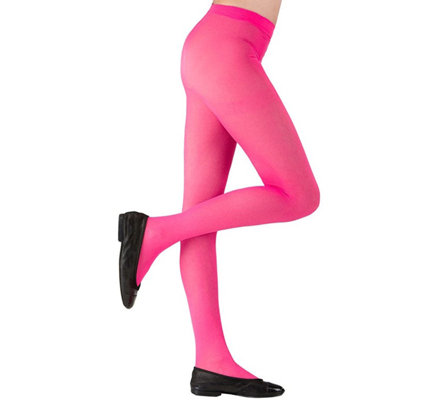 Pantys rosas de 40 DEN para niña