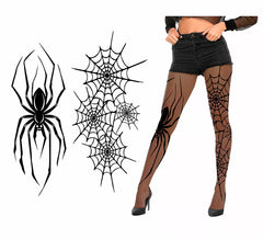 Transparent Spider Pantyhose