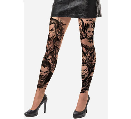 Pantys Vampiros con efecto Tatuaje