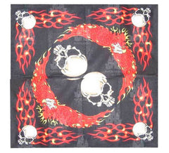 Skulls with Fire Scarf