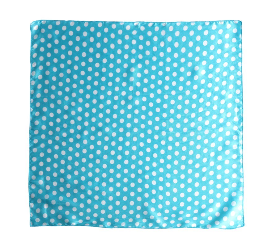 Pañuelo con lunares blancos de 50x50 cm en varios colores