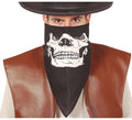 Pañuelo Facial Negro con Calavera