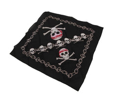 Lenço de caveiras de pirata