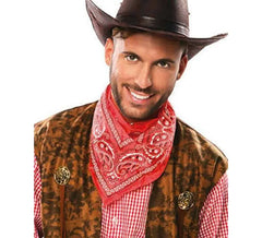 Red Cowboy Bandana